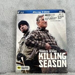 Millennium Killing Season Blu-ray DVD Combo Slipcover Travolta De Niro Action